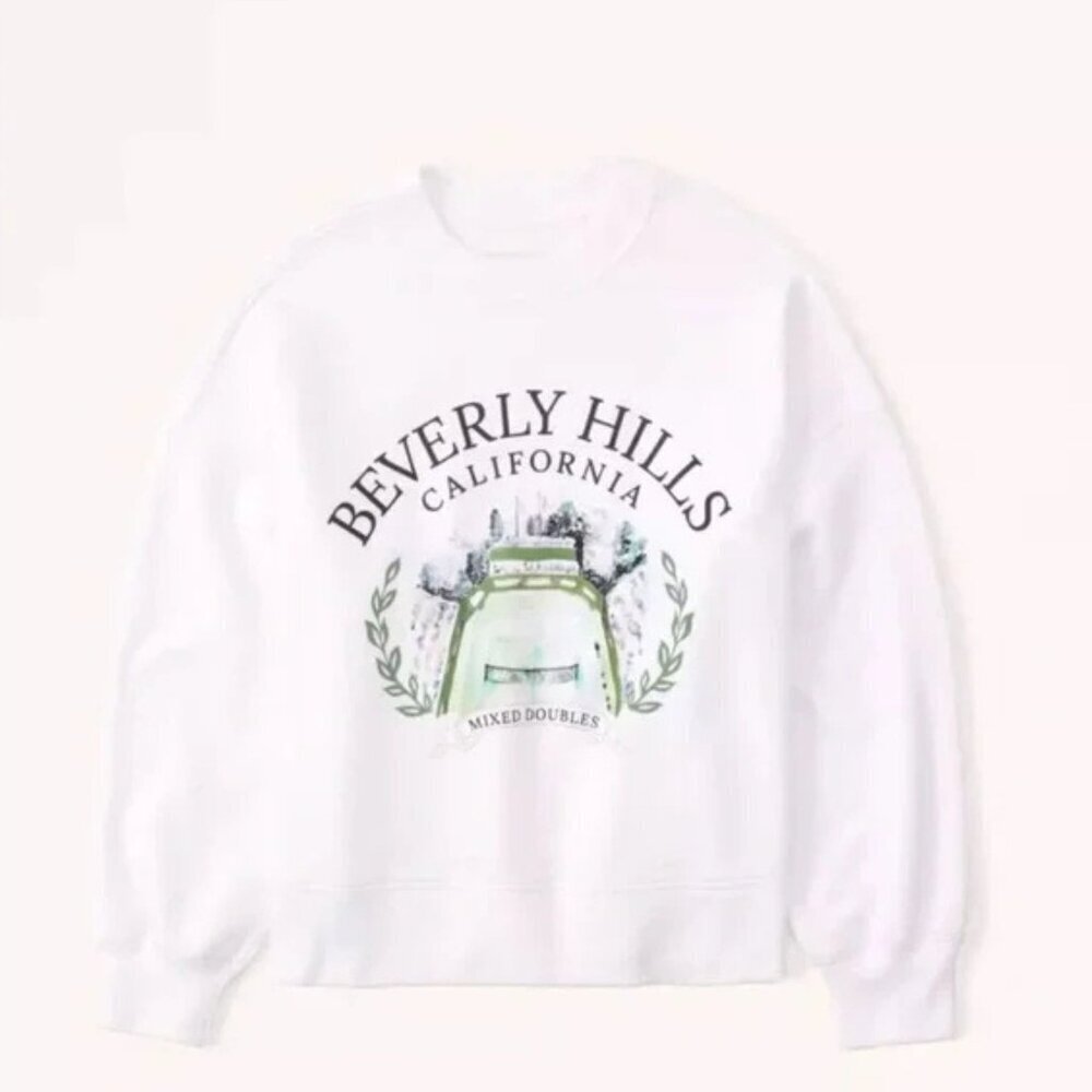 Abercrombie & Fitch Beverly Hills Preppy Country Club Sweatshirt 45738